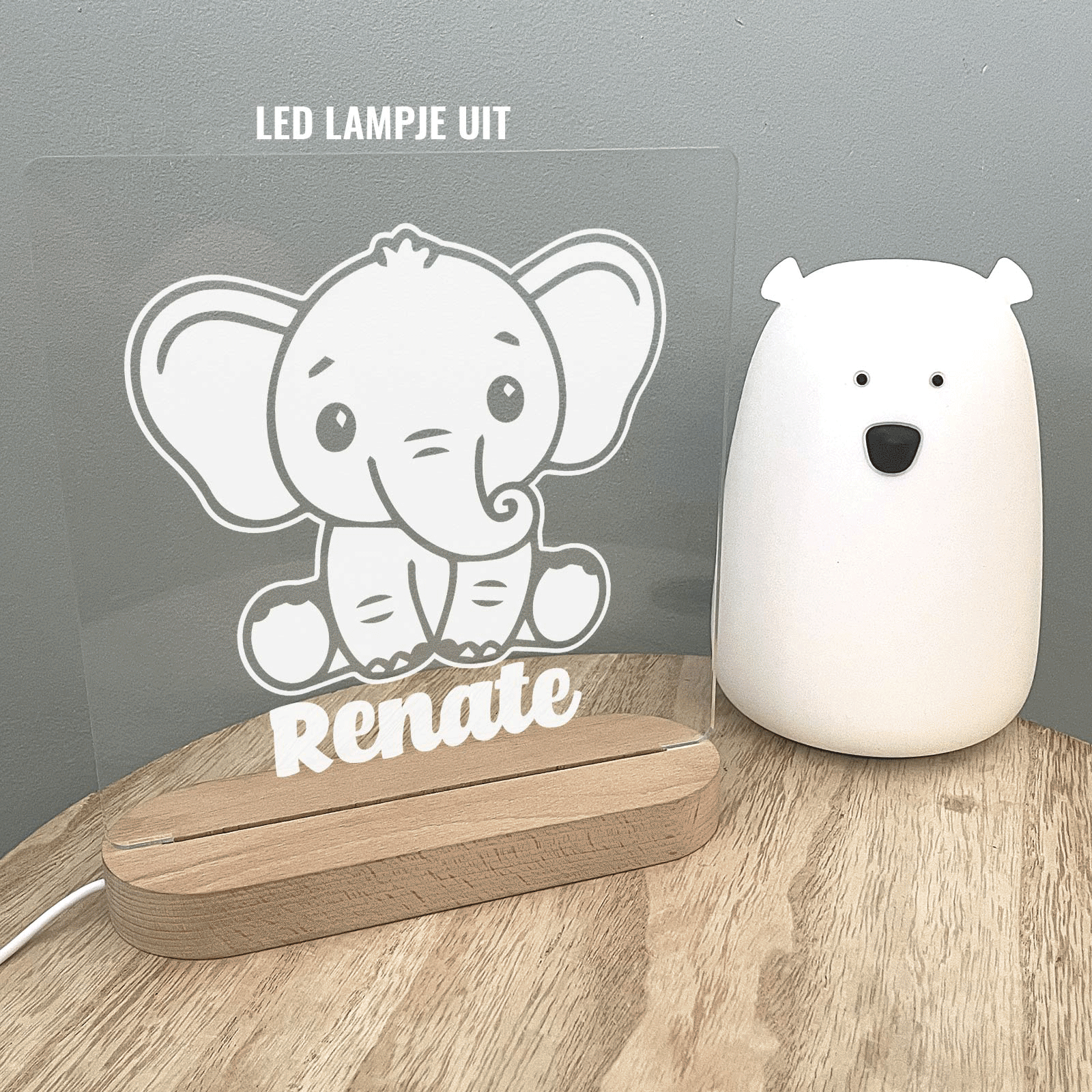 Olifantje - Ledlamp - Bella Mia