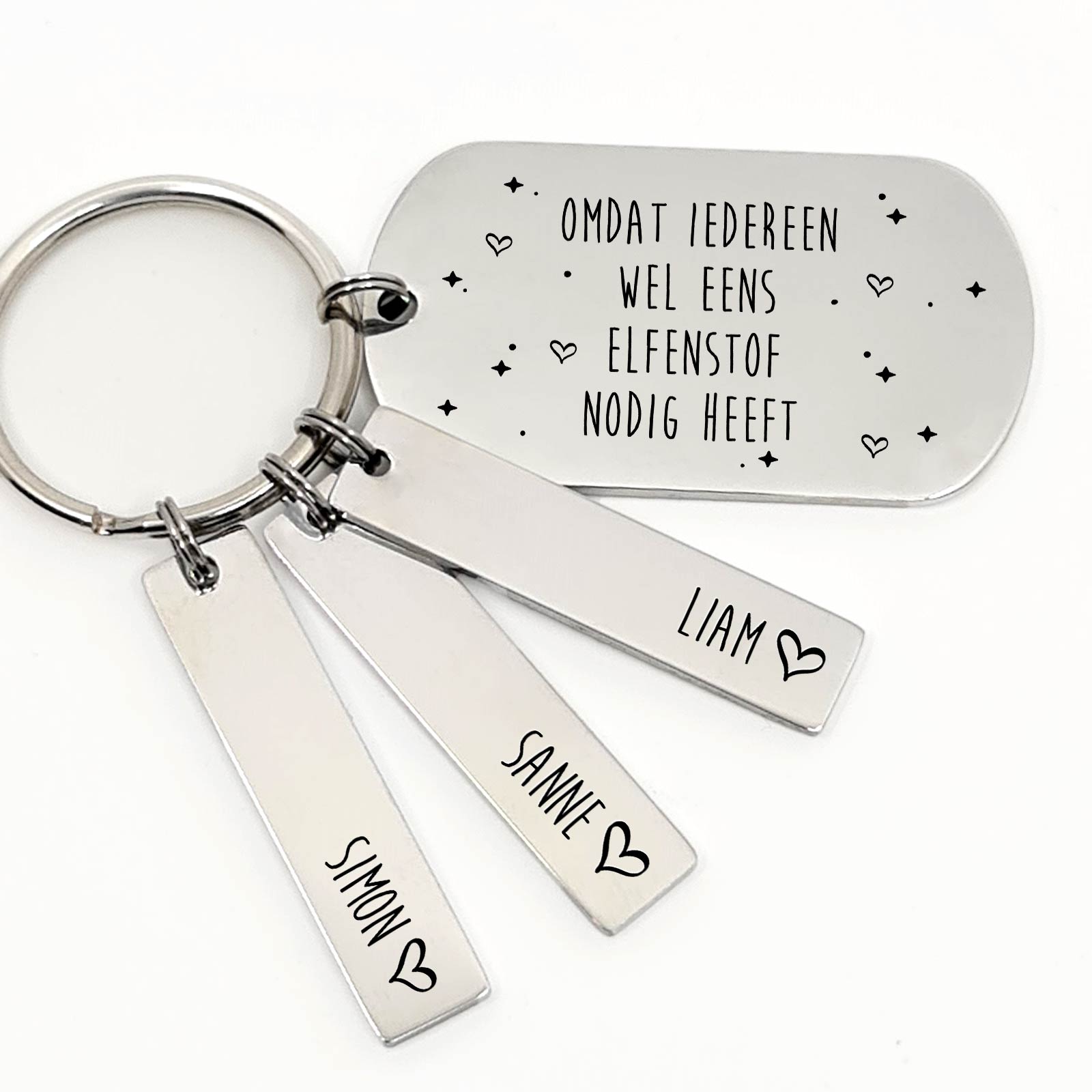 Omdat Iedereen Wel Eens Elvenstof Nodig Heeft Sleutelhanger - Bella Mia