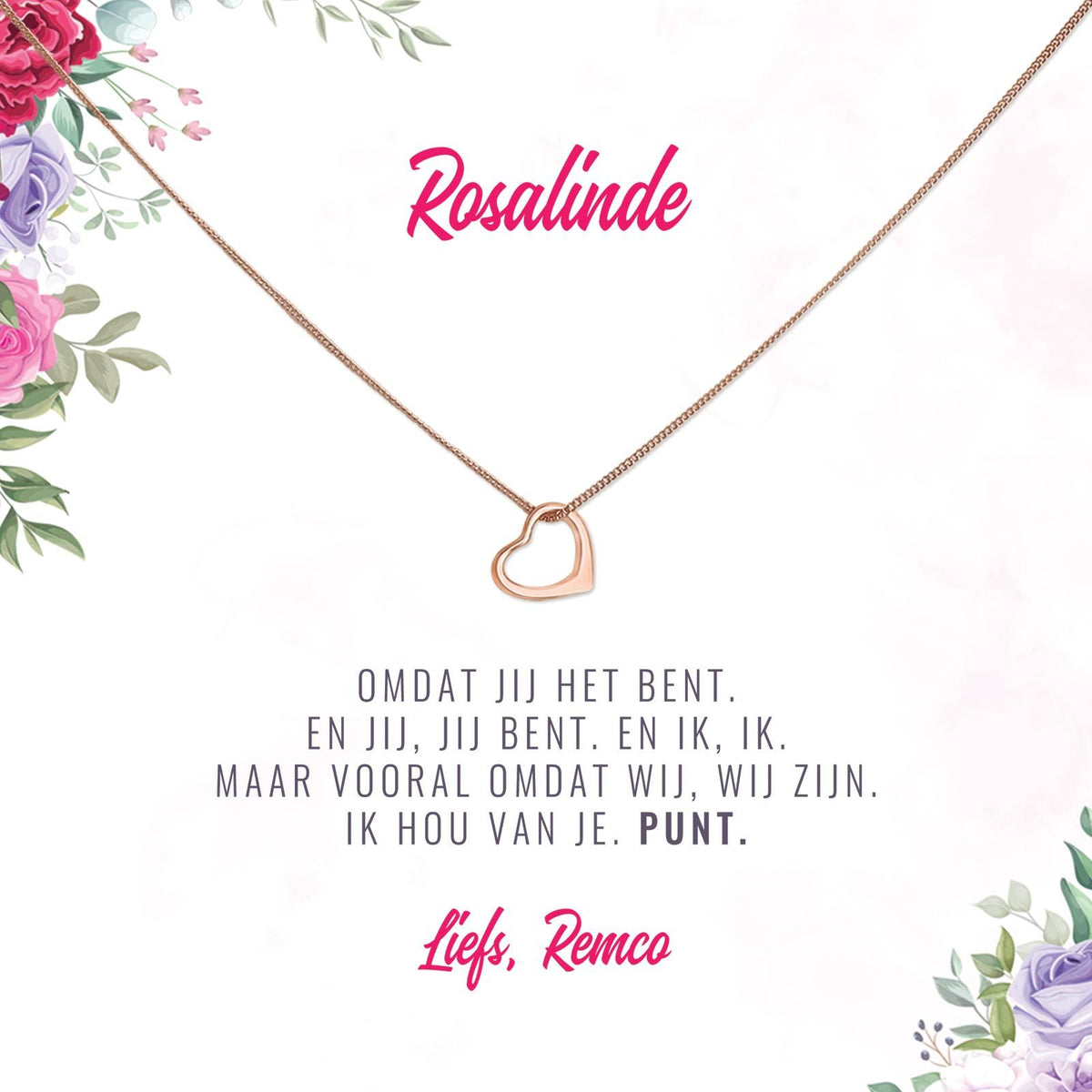 Omdat Jij Het Bent.. Ketting - Bella Mia