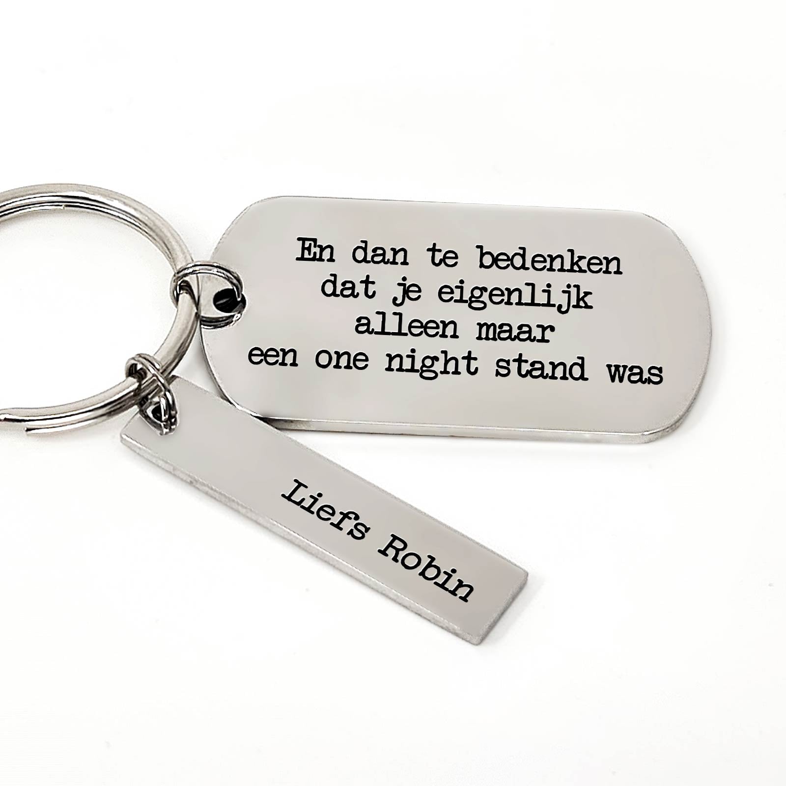 One Night Stand Sleutelhanger - Bella Mia