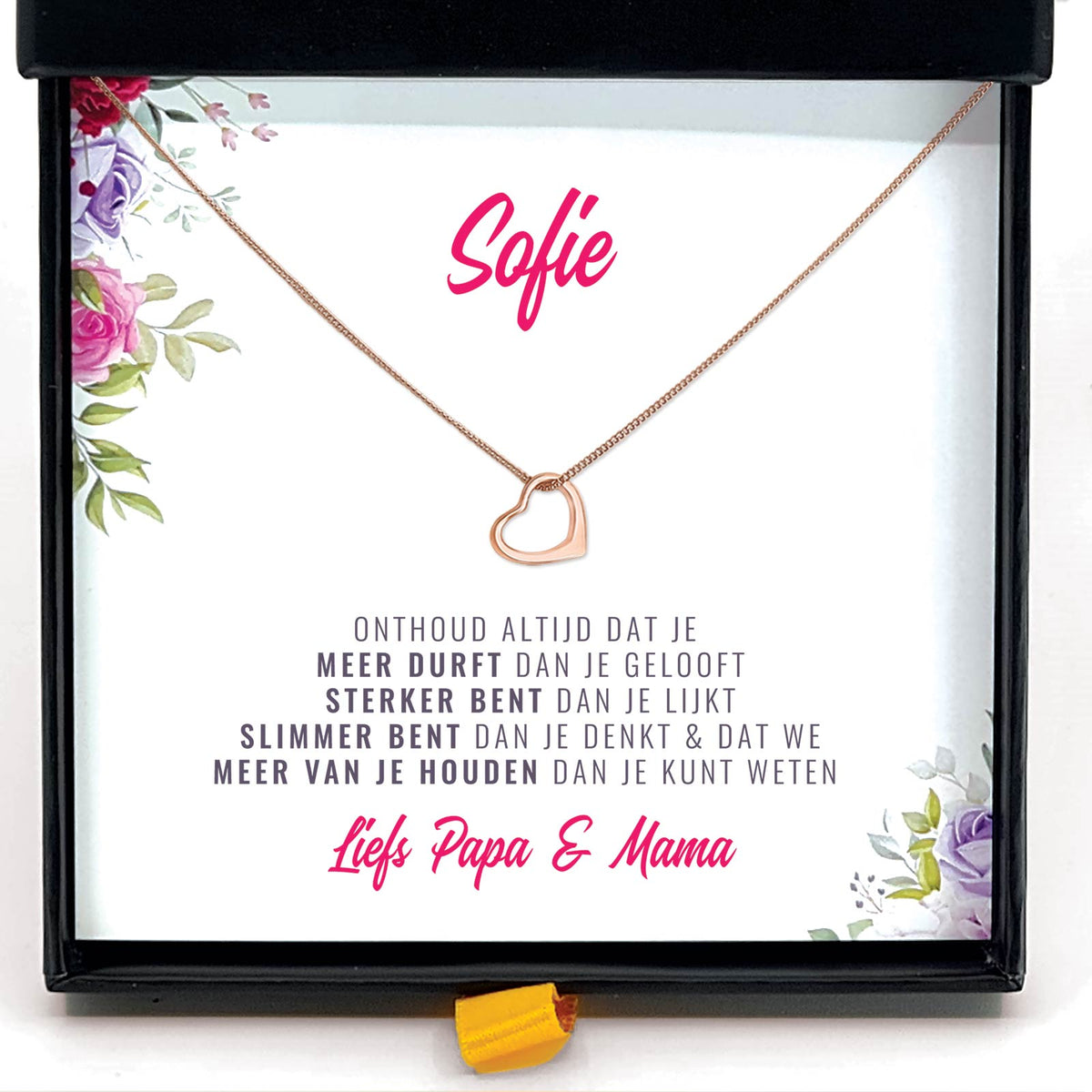 Onthoud Altijd Dat Je... Ketting - Bella Mia