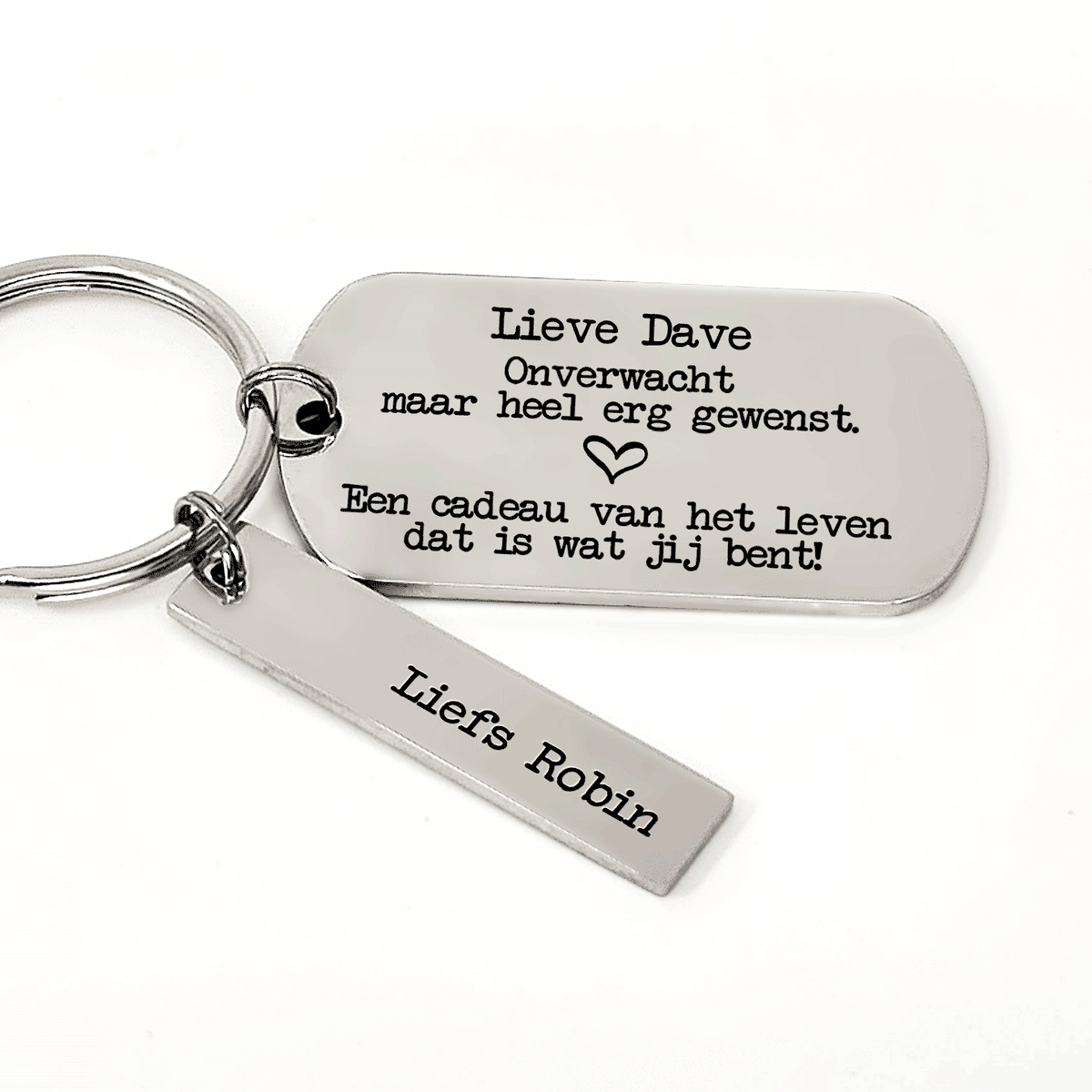 ... Onverwacht Maar Heel Erg Gewenst Sleutelhanger - Bella Mia