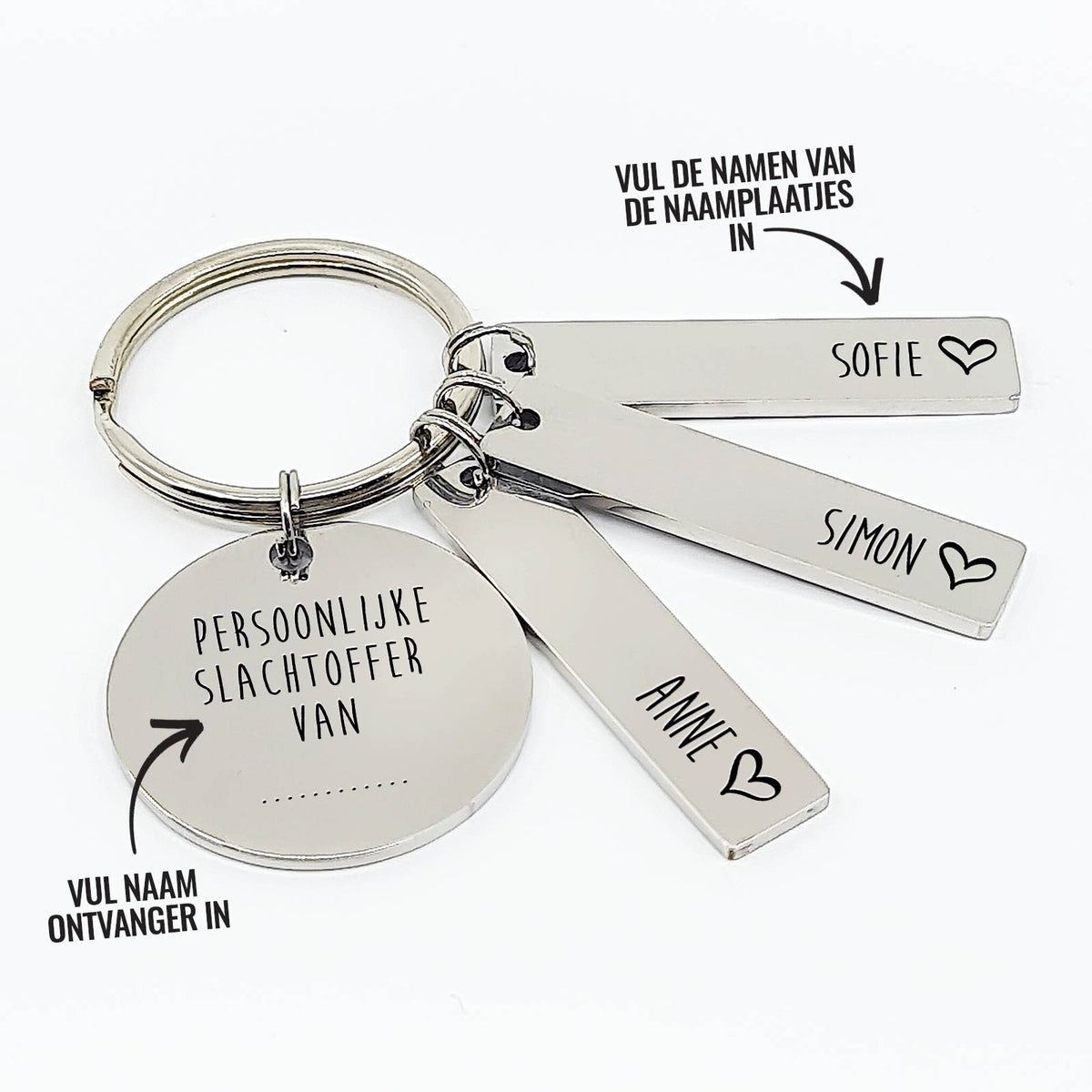 Persoonlijke Slachtoffer Van ... Sleutelhanger - Bella Mia