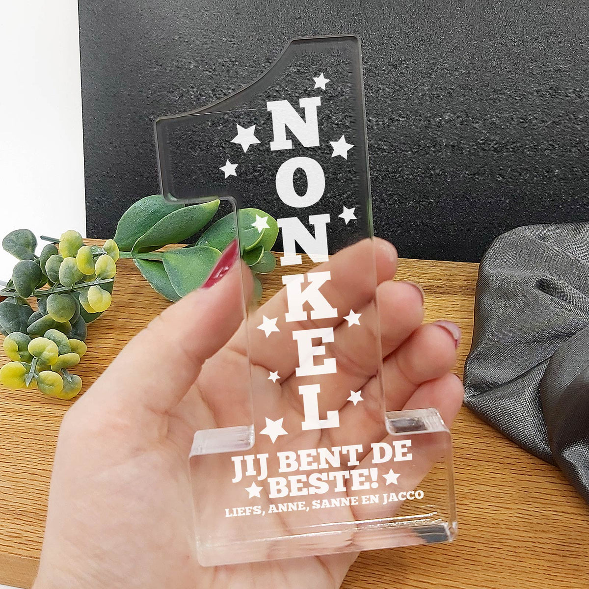 Plexiglas #1 Award Voor Vaderdag - Bella Mia