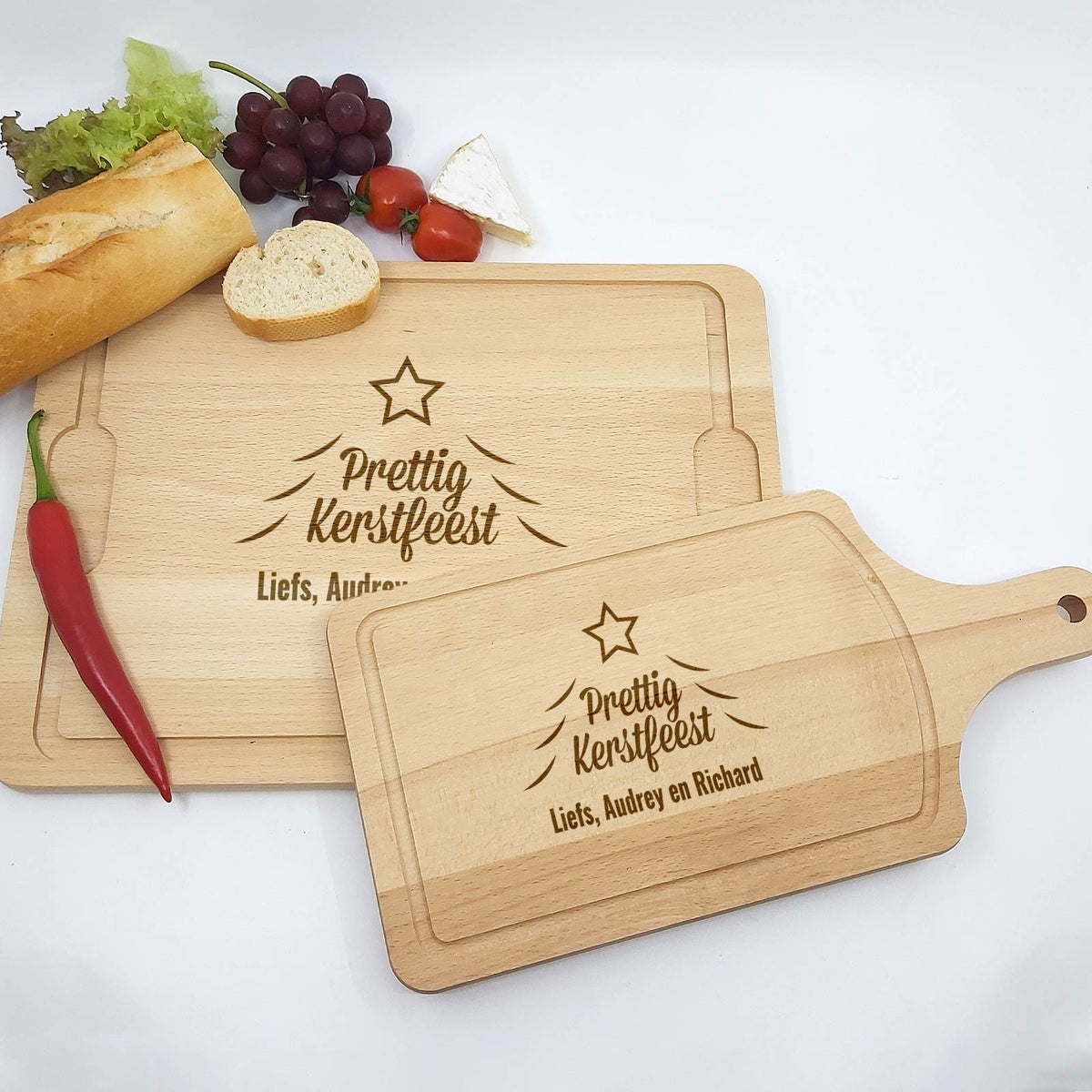 Prettig Kerstfeest Snijplank - Bella Mia