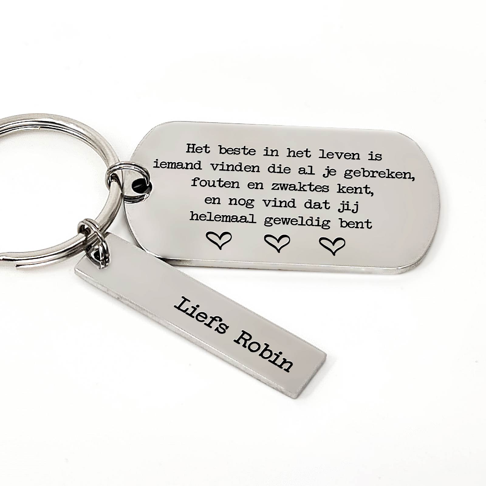 Relatie - Het Beste In Het Leven Is... Sleutelhanger - Bella Mia