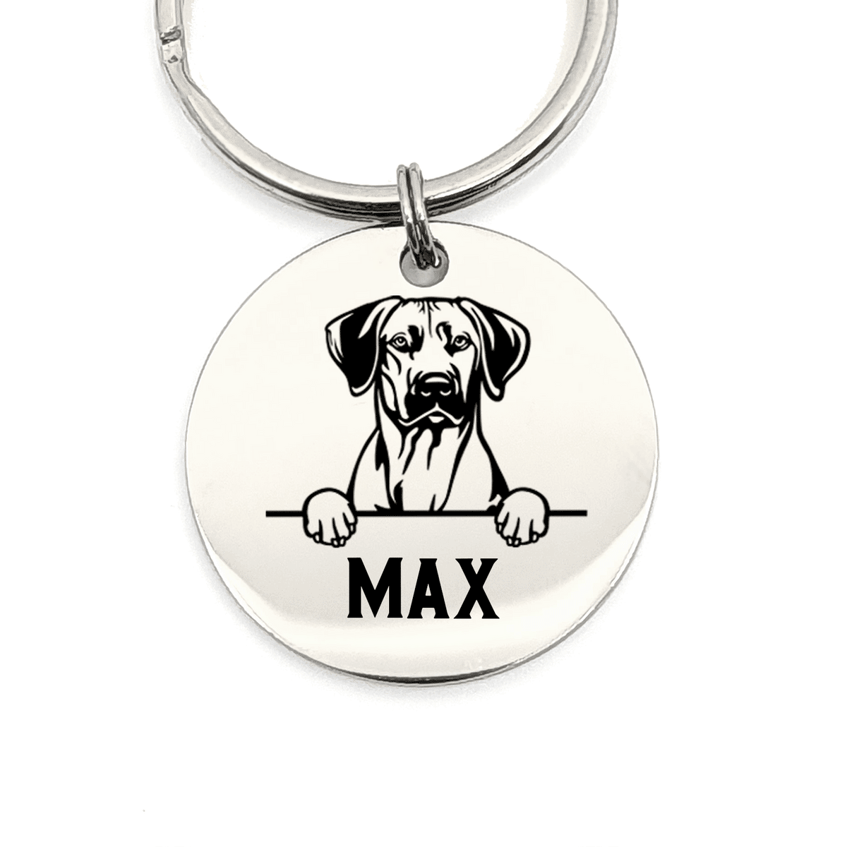 Rhodesian Ridgeback + Naam Sleutelhanger - Bella Mia