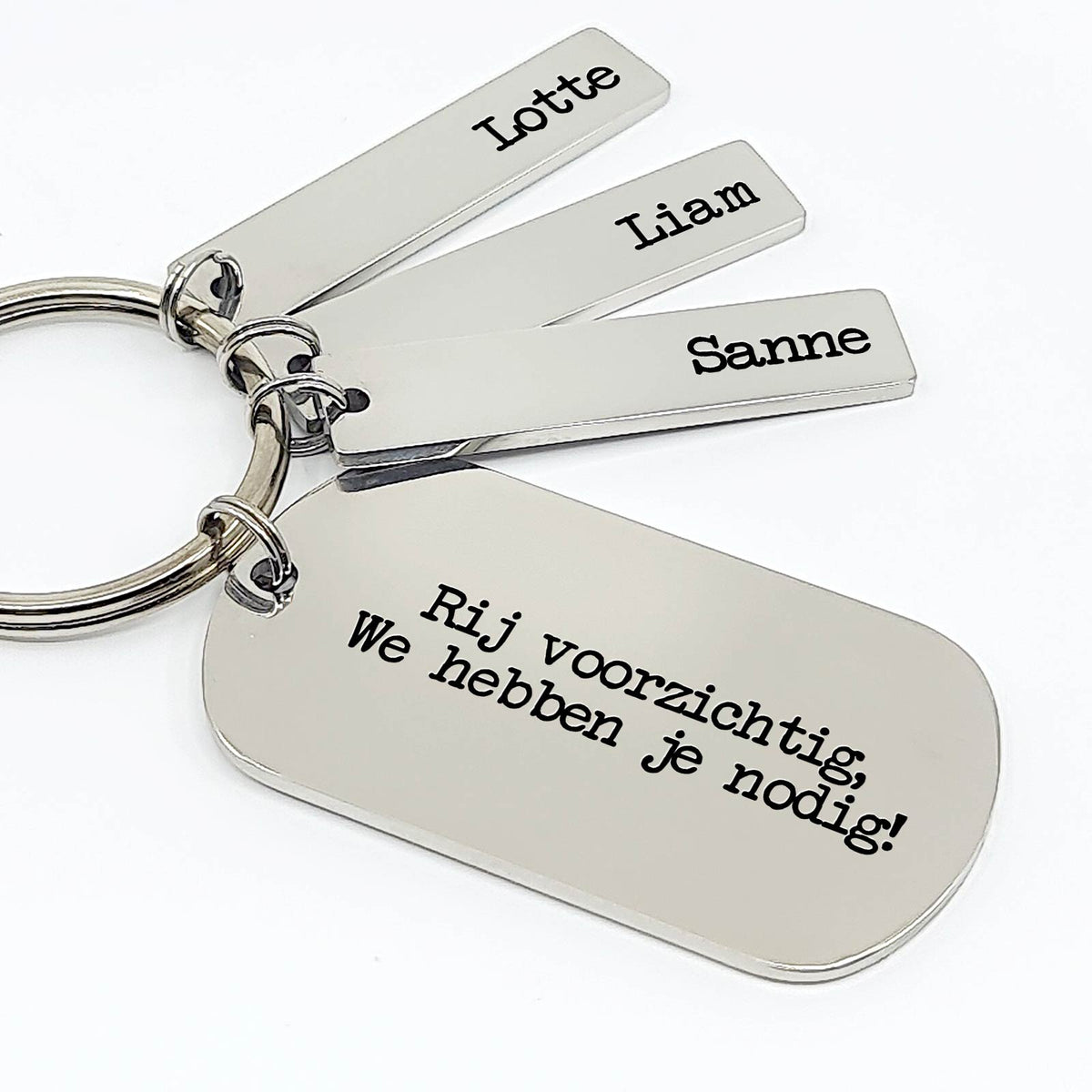 Rij Voorzichtig, We Hebben Je Nodig Sleutelhanger - Bella Mia