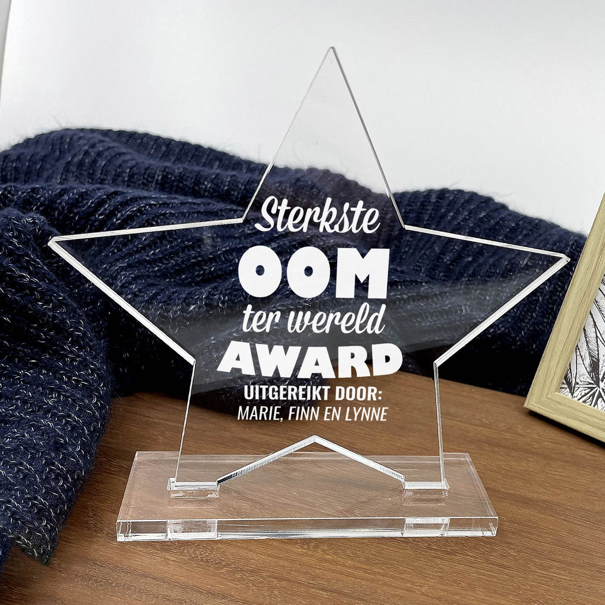 Sterkste Oom Ter Wereld Award - Bella Mia