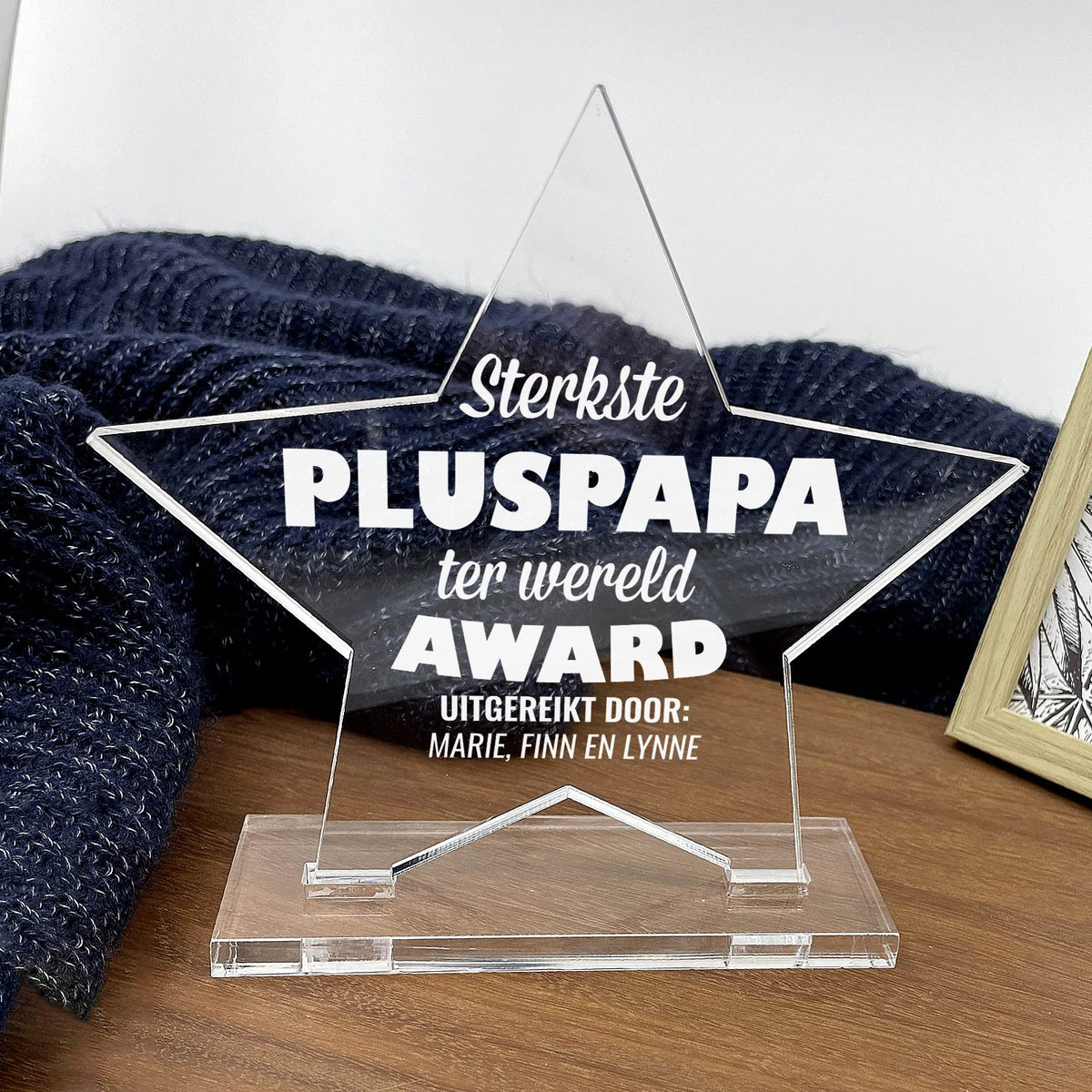Sterkste Pluspapa ter Wereld Award - Bella Mia