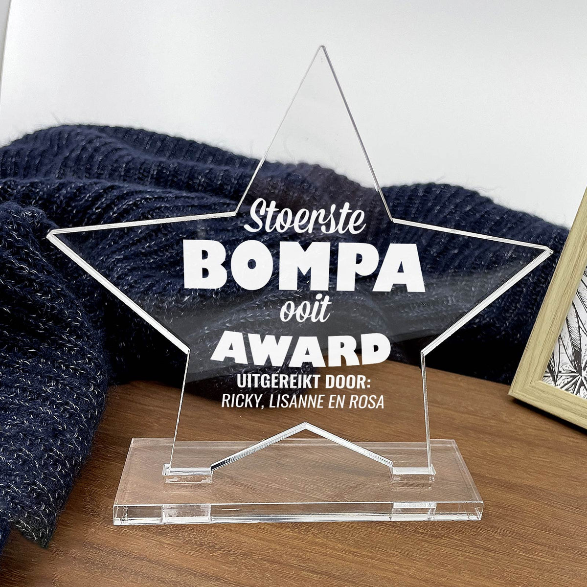 Stoerste Bompa Ooit Award - Bella Mia