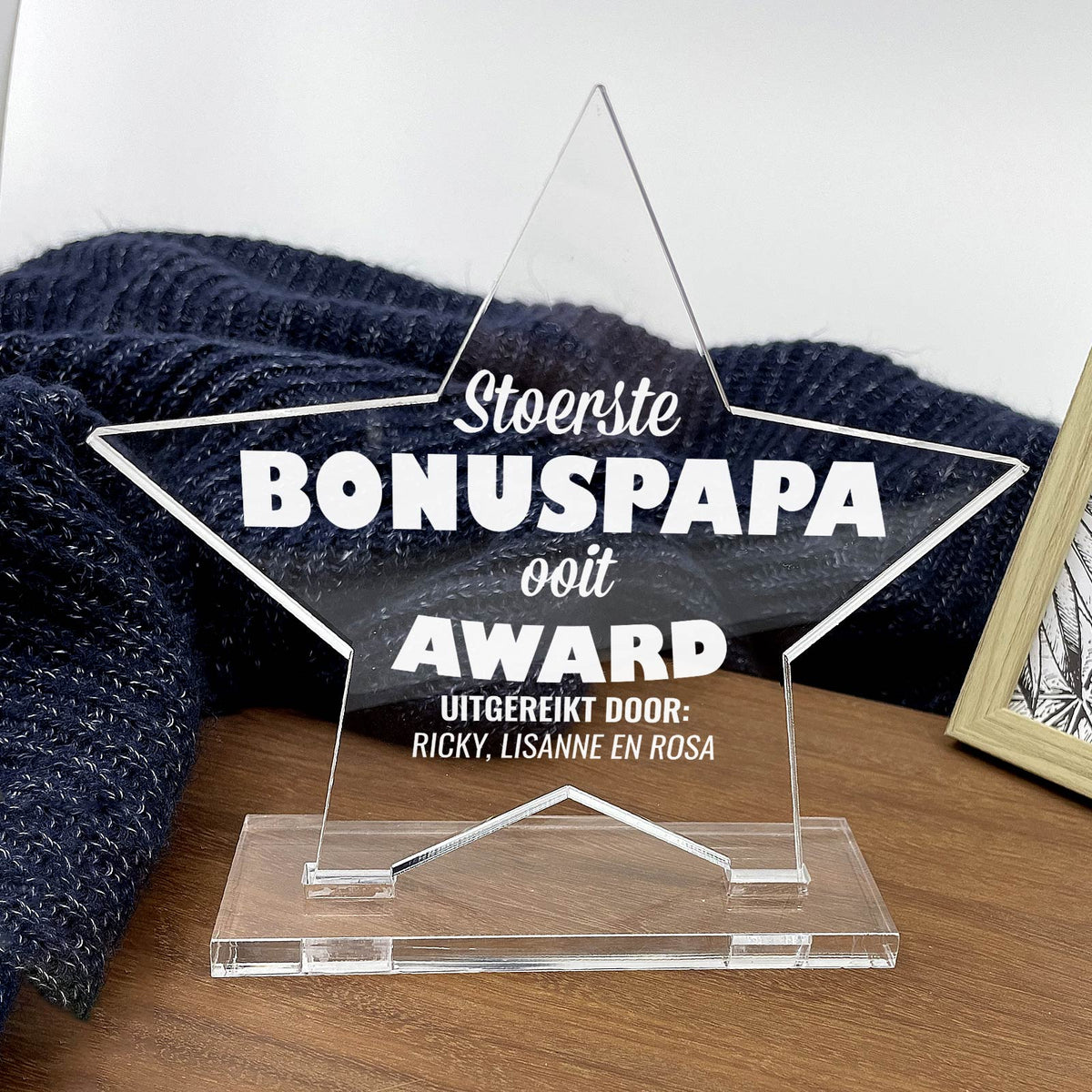 Stoerste Bonuspapa Ooit Award - Bella Mia