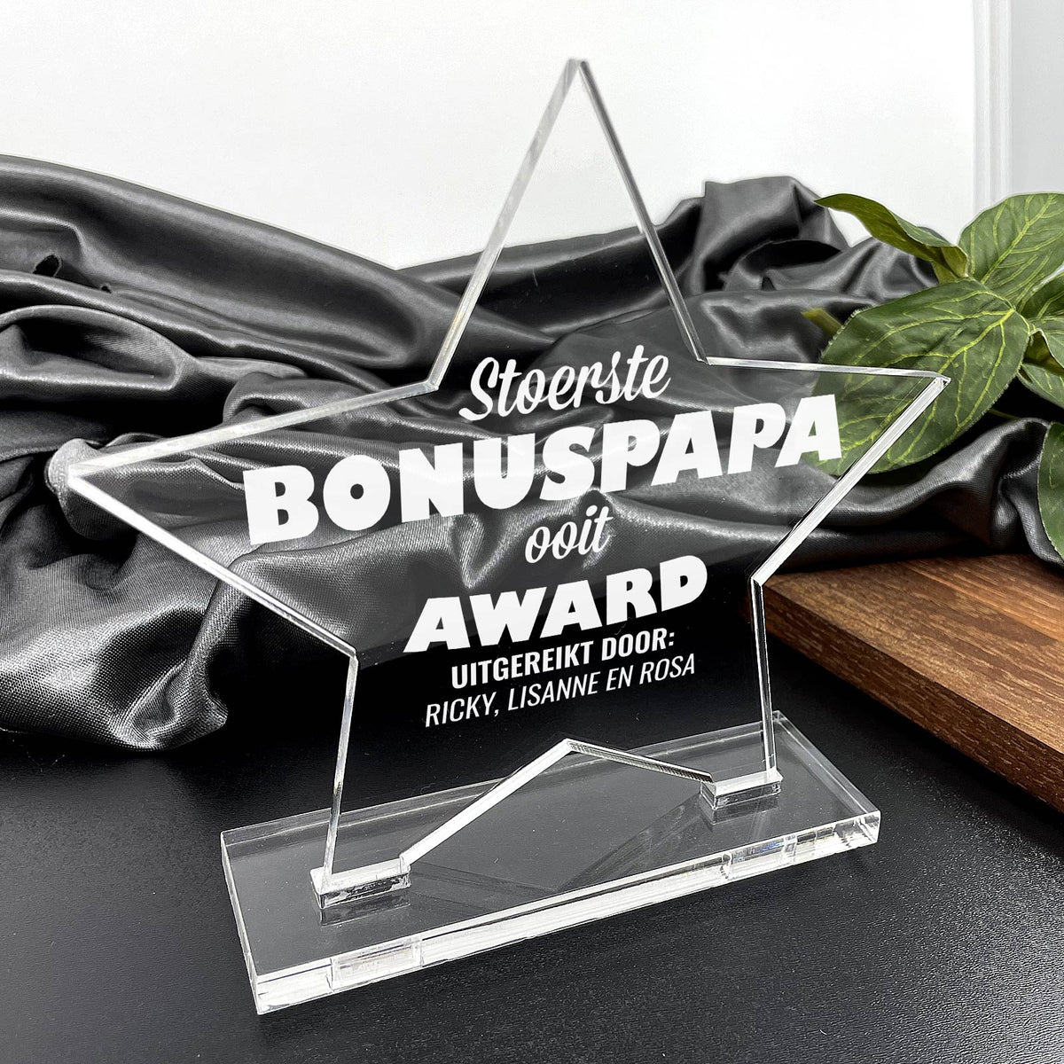 Stoerste Bonuspapa Ooit Award - Bella Mia