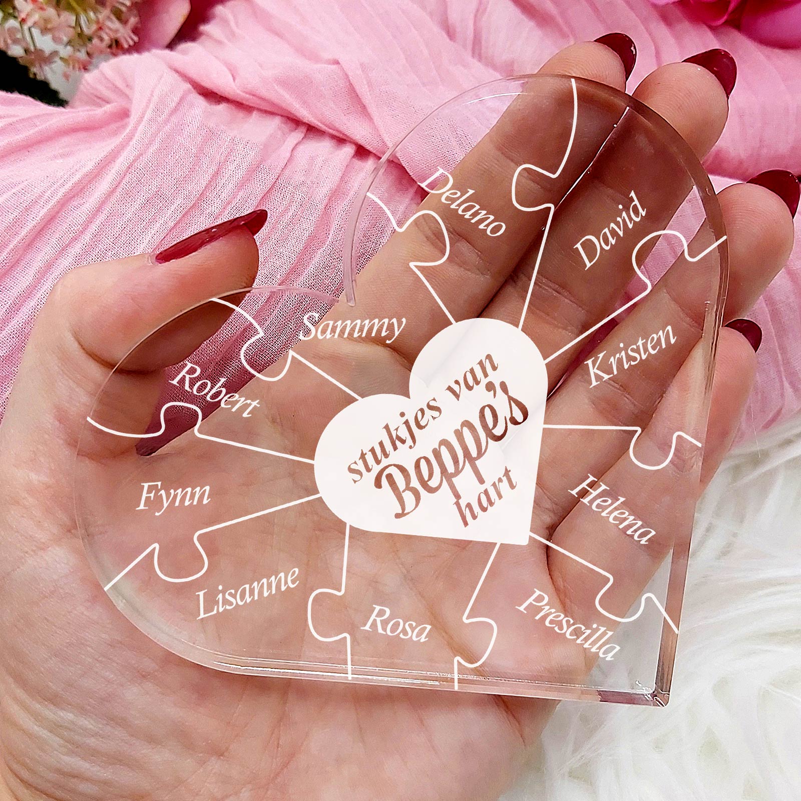 Stukjes van Beppe's Hart - Plexi Glas - Bella Mia