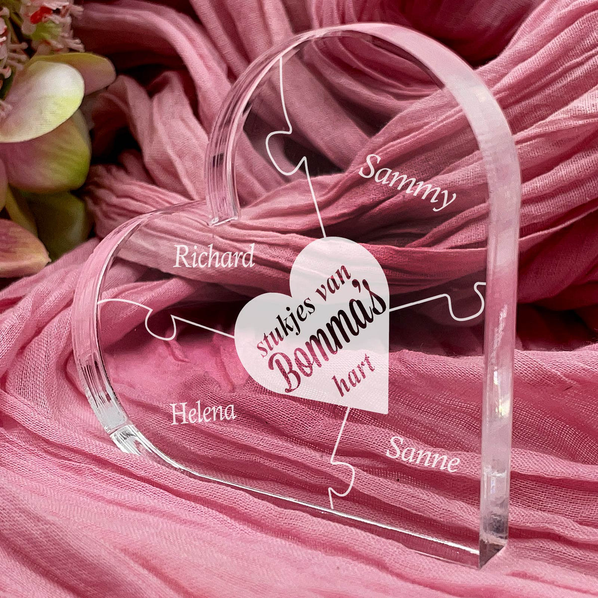 Stukjes van Bomma&#39;s Hart - Plexi Glas - Bella Mia