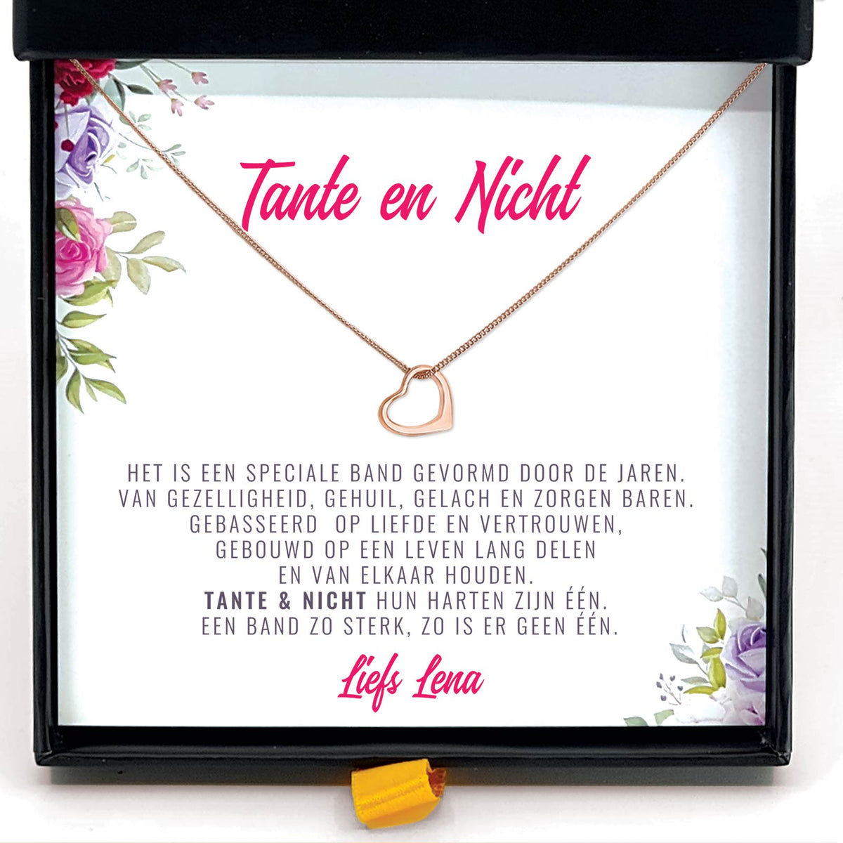Tante en Nicht een Speciale Band Ketting - Bella Mia