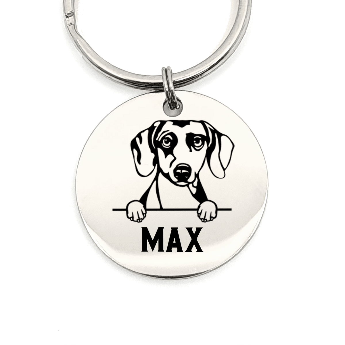 Teckel + Naam Sleutelhanger - Bella Mia