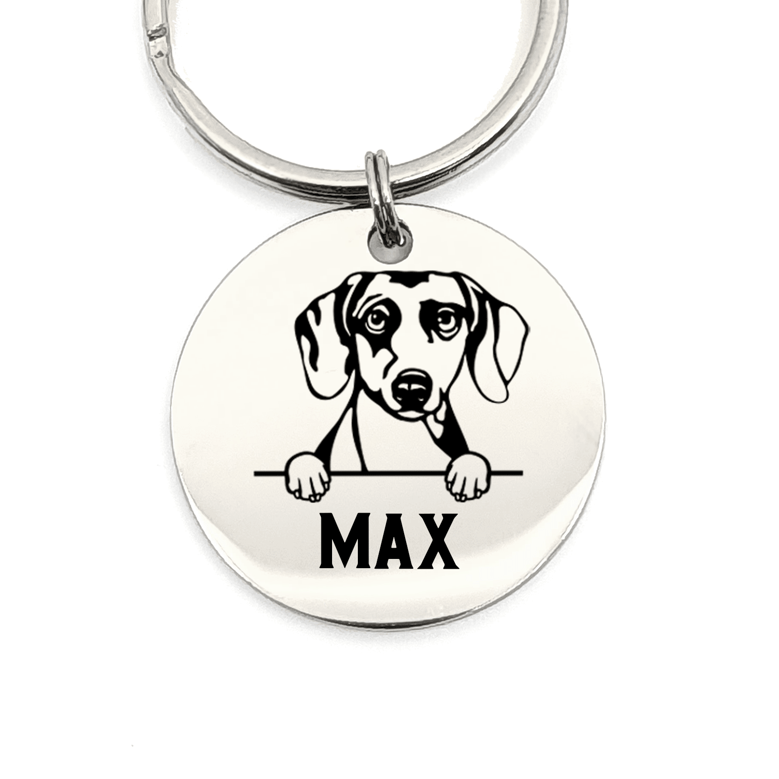 Teckel + Naam Sleutelhanger - Bella Mia