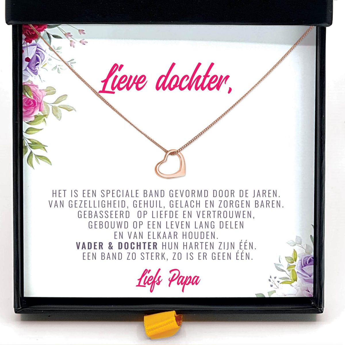 Vader En Dochter - Een Speciale Band Ketting - Bella Mia