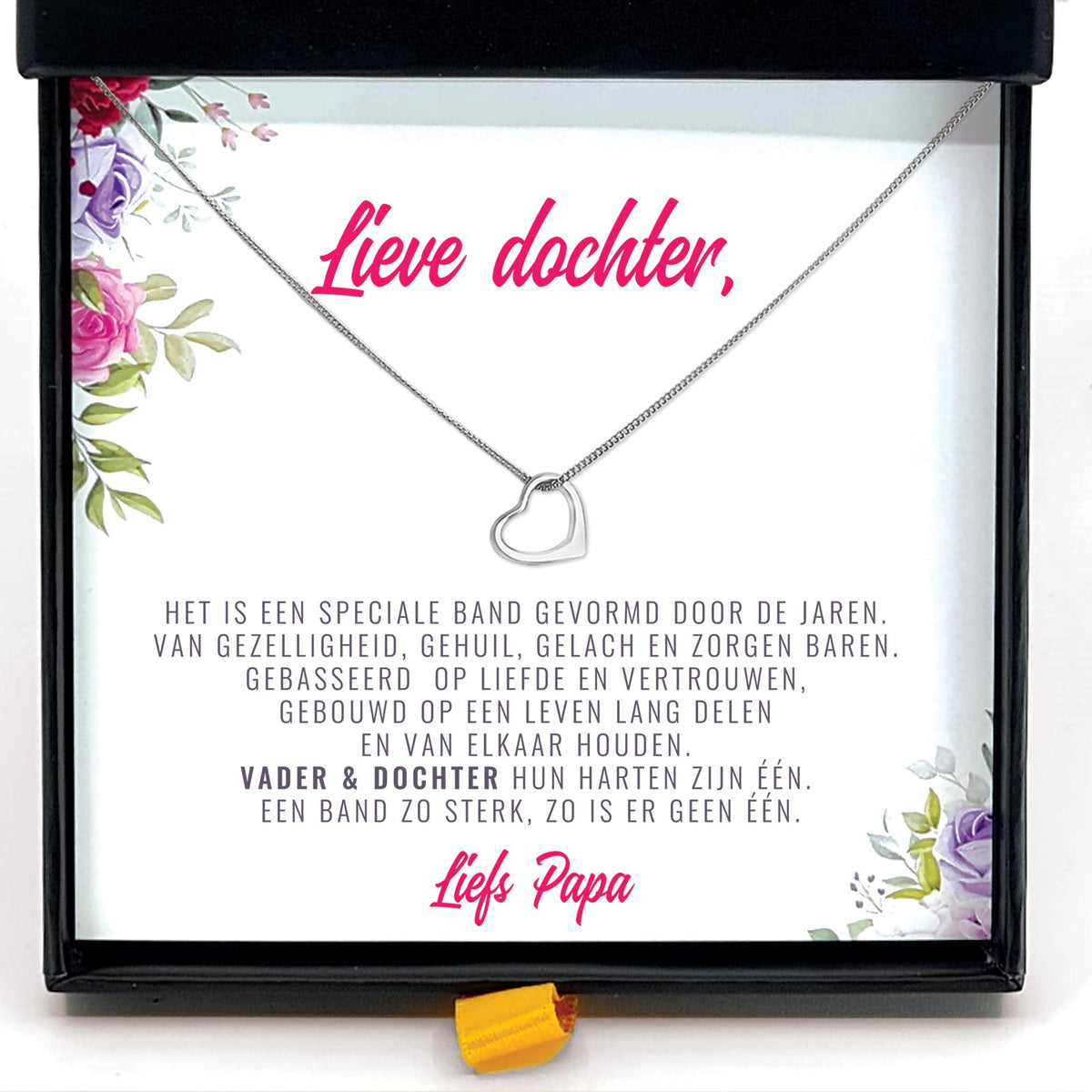 Vader En Dochter - Een Speciale Band Ketting - Bella Mia