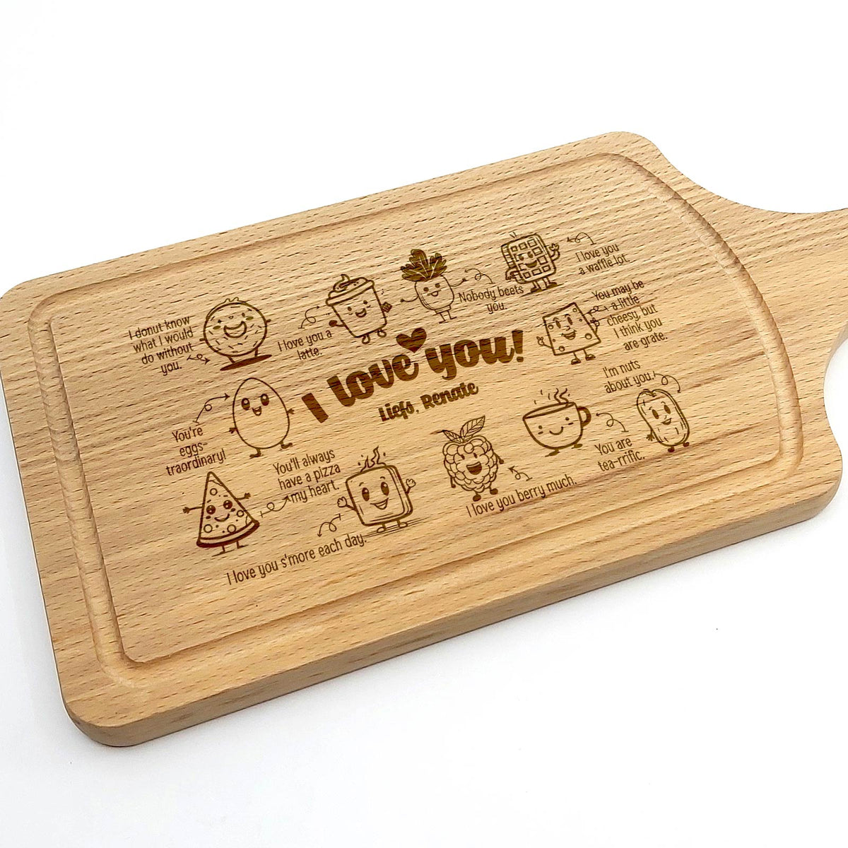 Valentijnsdag Snijplank - Bella Mia