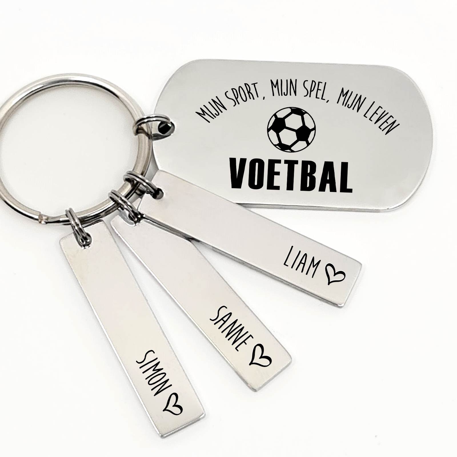 Voetbal Mijn Sport, Mijn Spel, Mijn Leven Sleutelhanger - Bella Mia