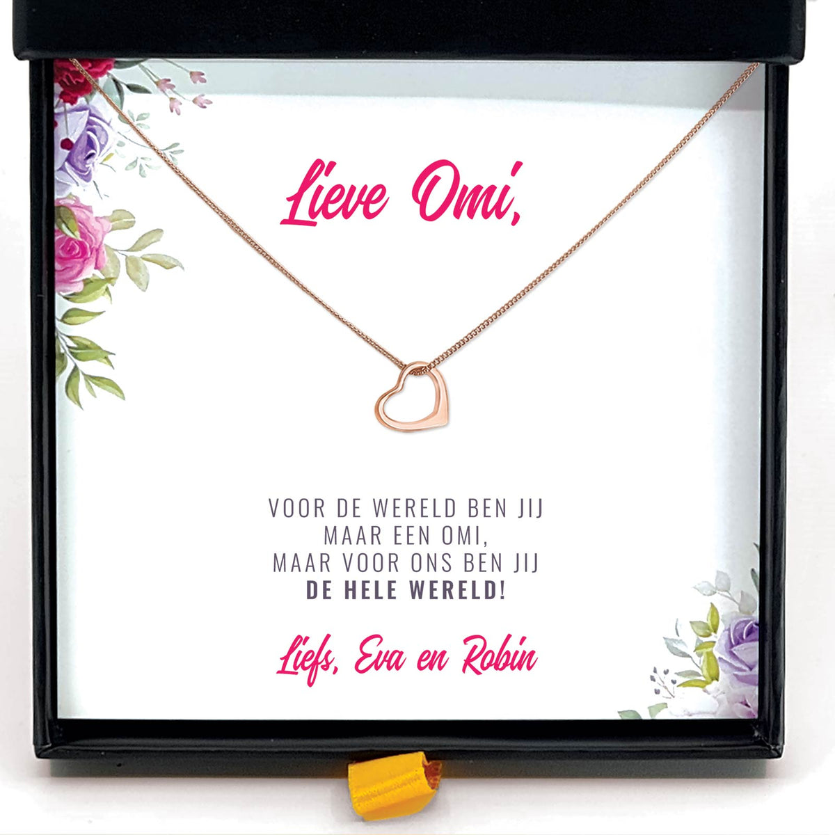 Voor De Wereld Maar Een Omi Ketting - Bella Mia