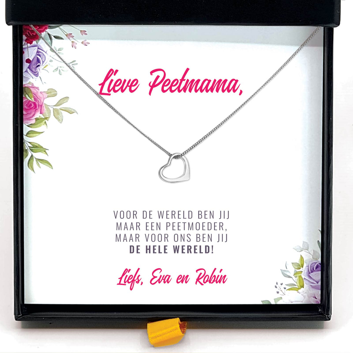 Voor De Wereld Maar Een Peetmoeder Ketting - Bella Mia