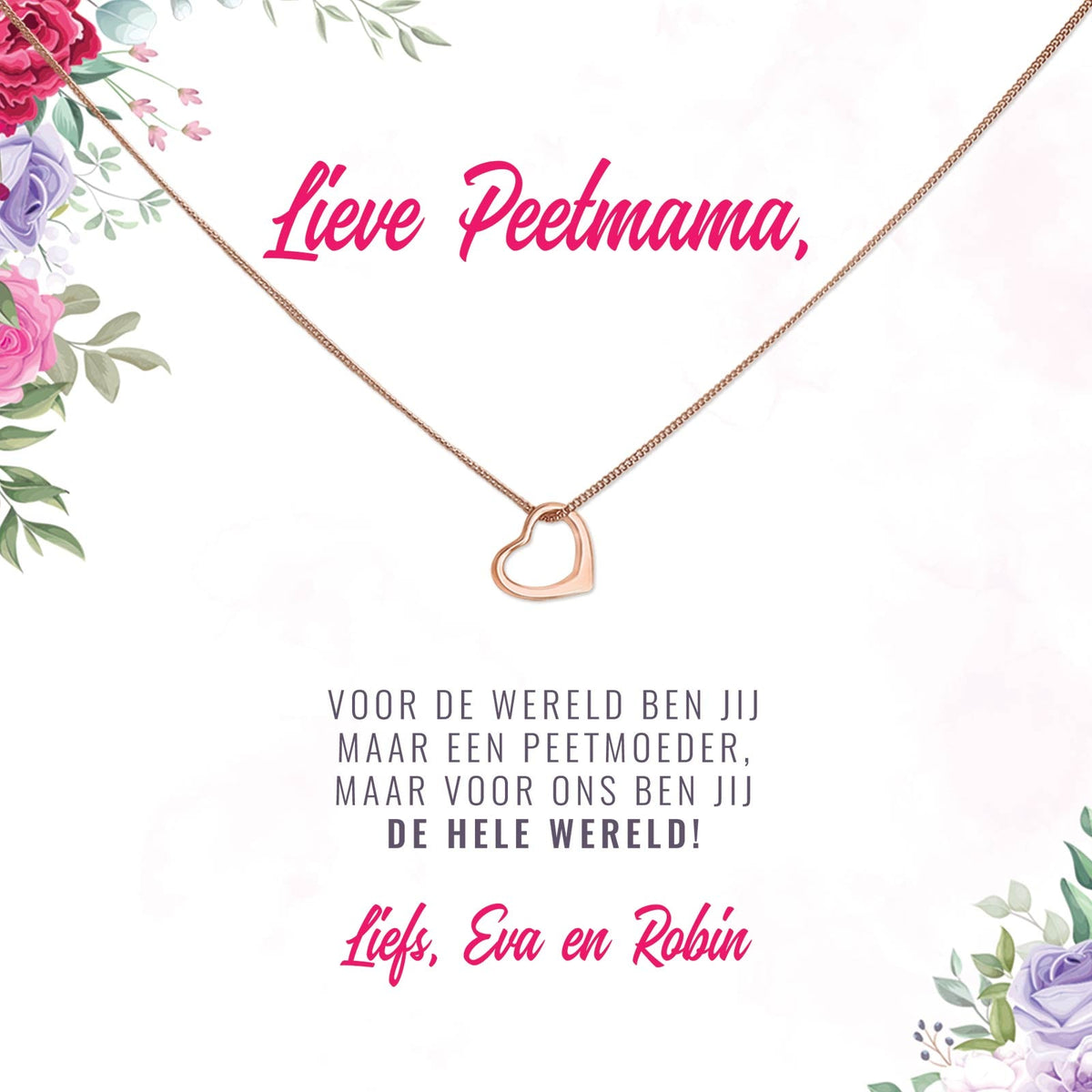 Voor De Wereld Maar Een Peetmoeder Ketting - Bella Mia