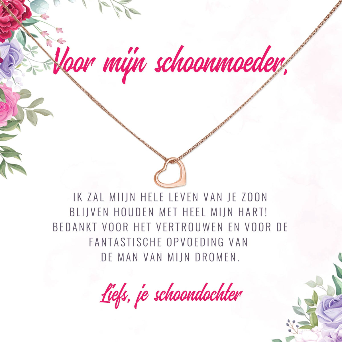 Voor Mijn Schoonmoeder Ketting - Bella Mia
