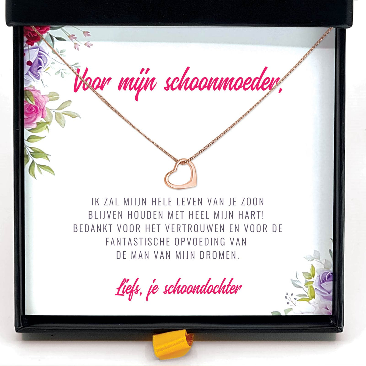 Voor Mijn Schoonmoeder Ketting - Bella Mia