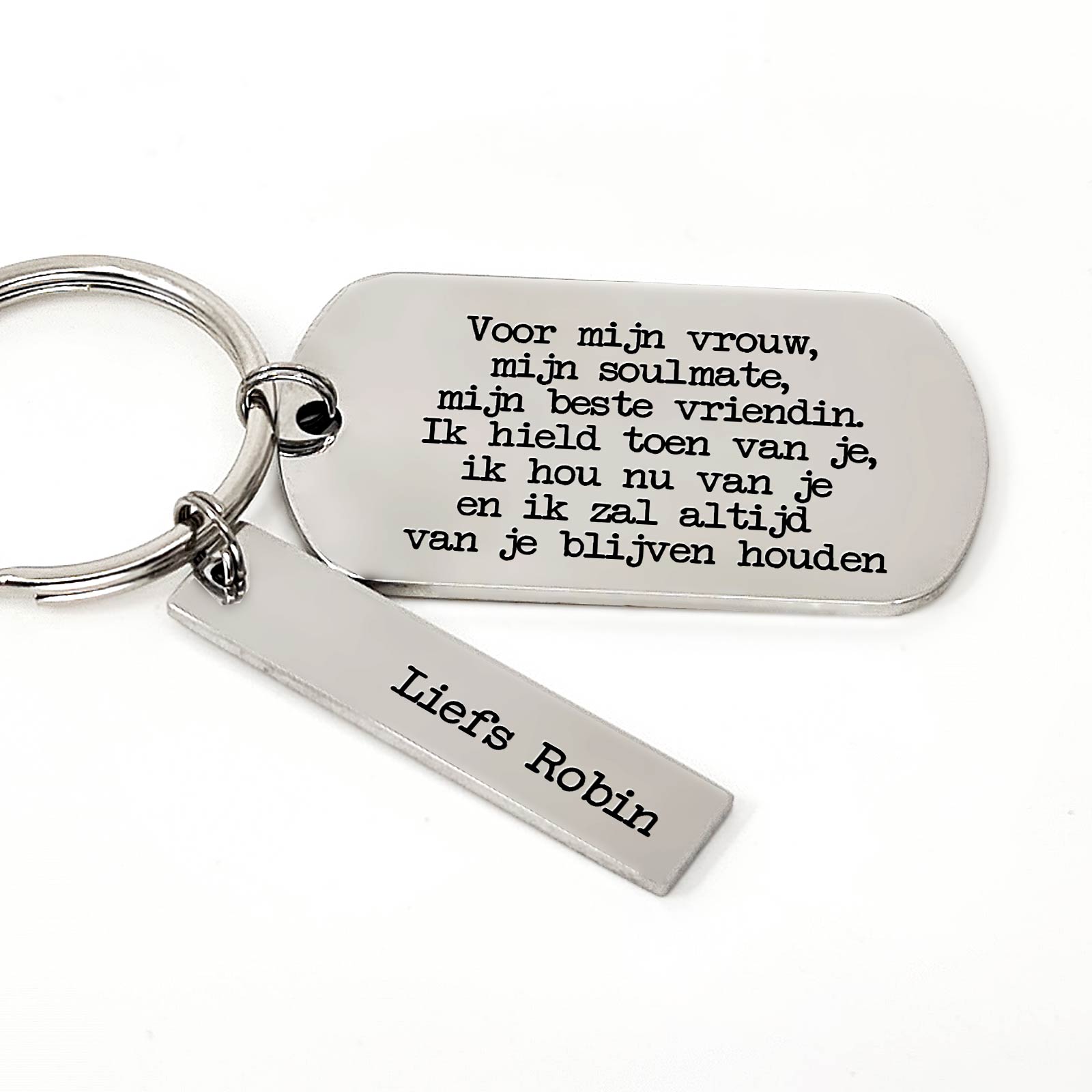 Voor Mijn Vrouw, Voor Mijn Soulmate Sleutelhanger - Bella Mia