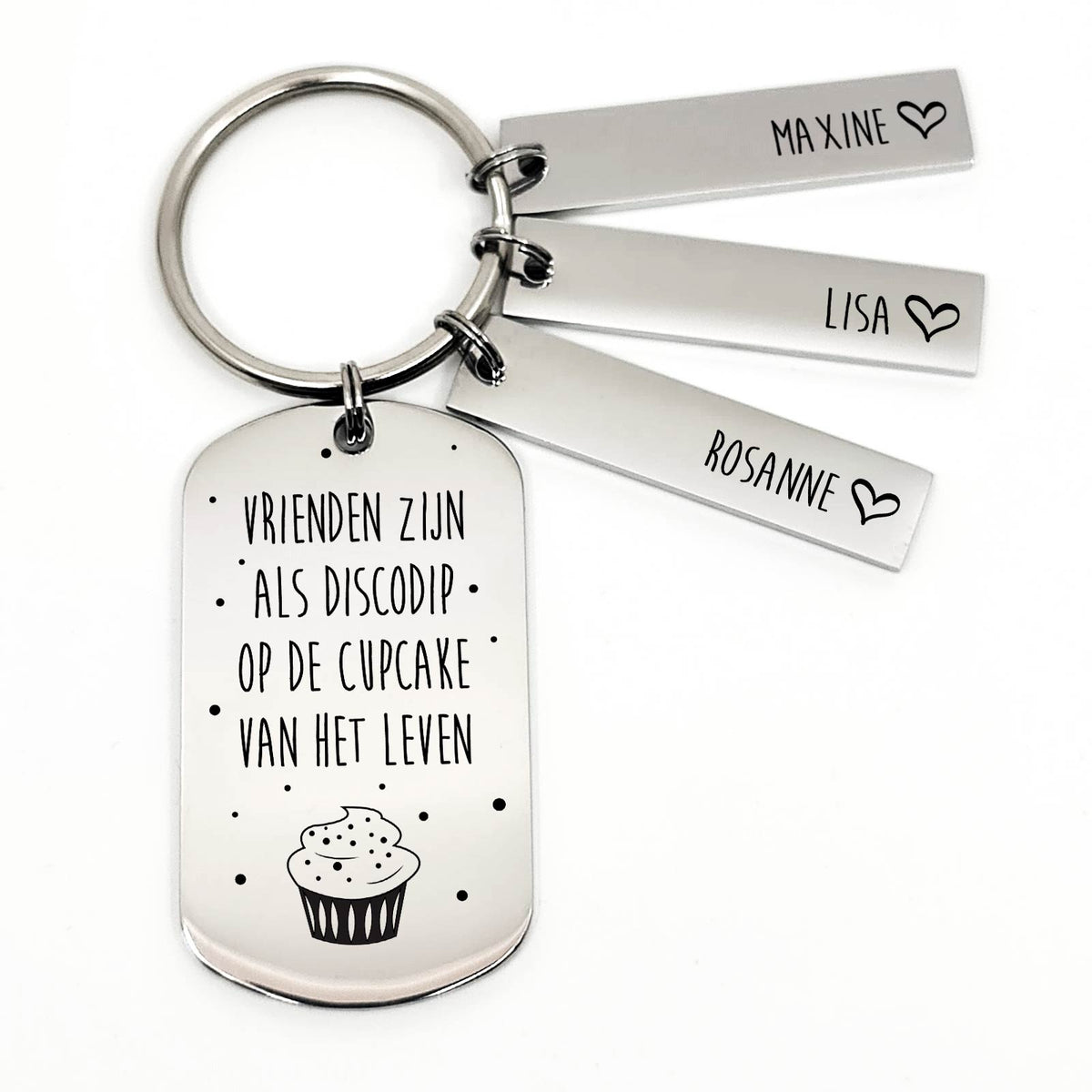 Vrienden Zijn Als.. Sleutelhanger - Bella Mia