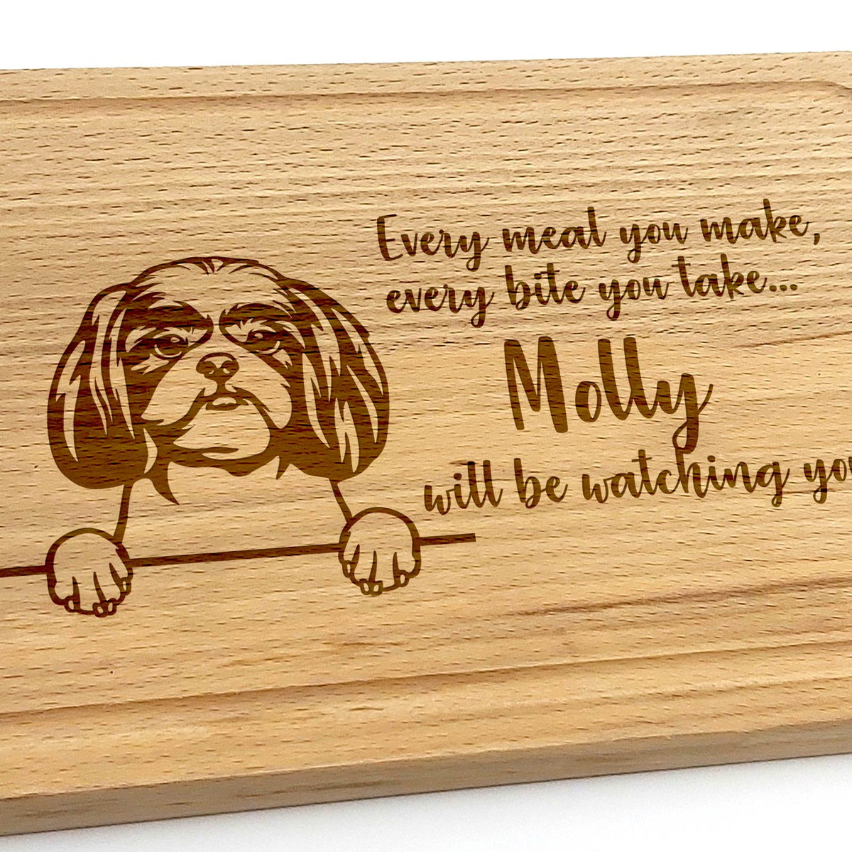 Will be Watching You - Honden - Borrelplank - Bella Mia