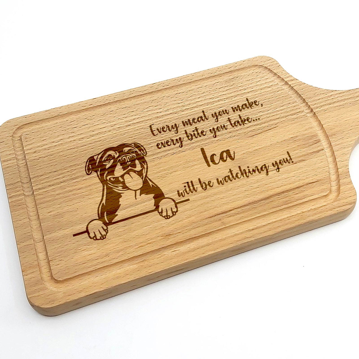 Will be Watching You - Honden - Borrelplank - Bella Mia