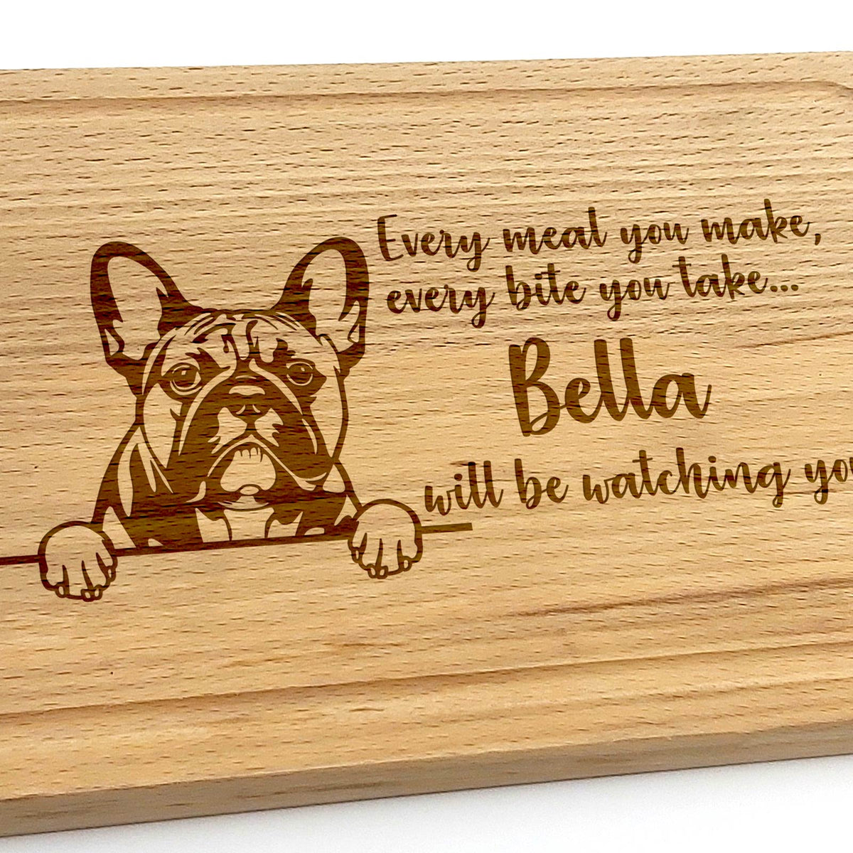 Will be Watching You - Honden - Borrelplank - Bella Mia