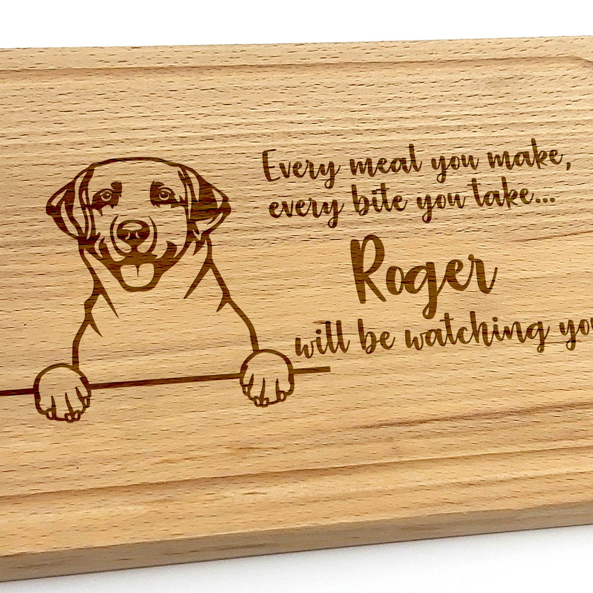 Will be Watching You - Honden - Borrelplank - Bella Mia