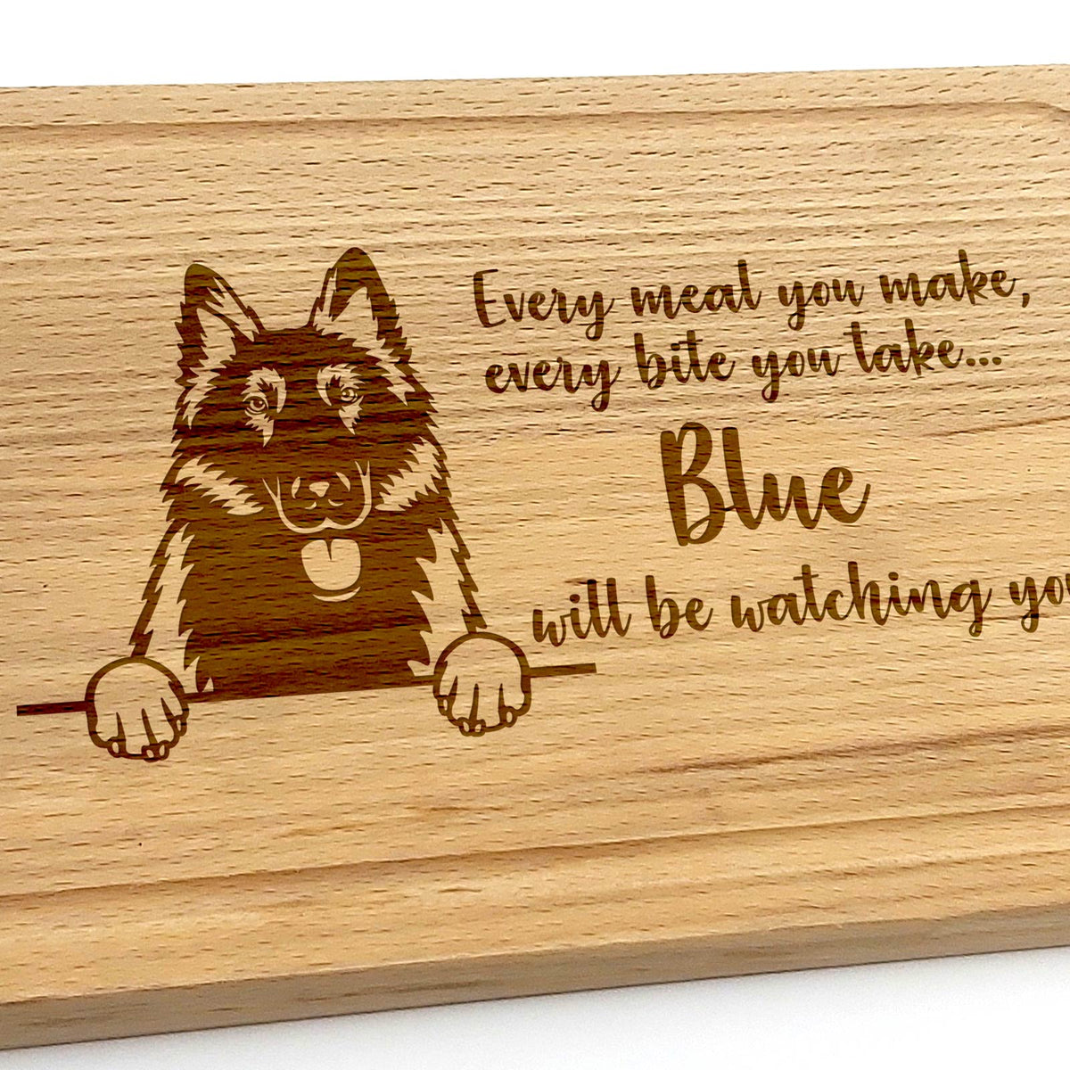 Will be Watching You - Honden - Borrelplank - Bella Mia