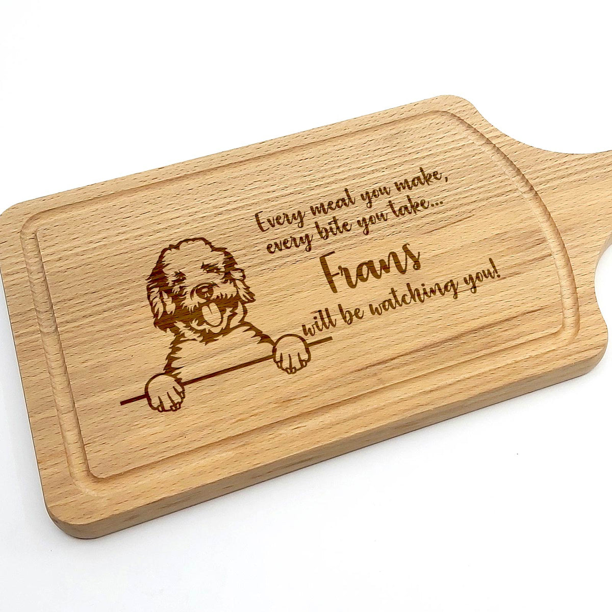 Will be Watching You - Honden - Borrelplank - Bella Mia