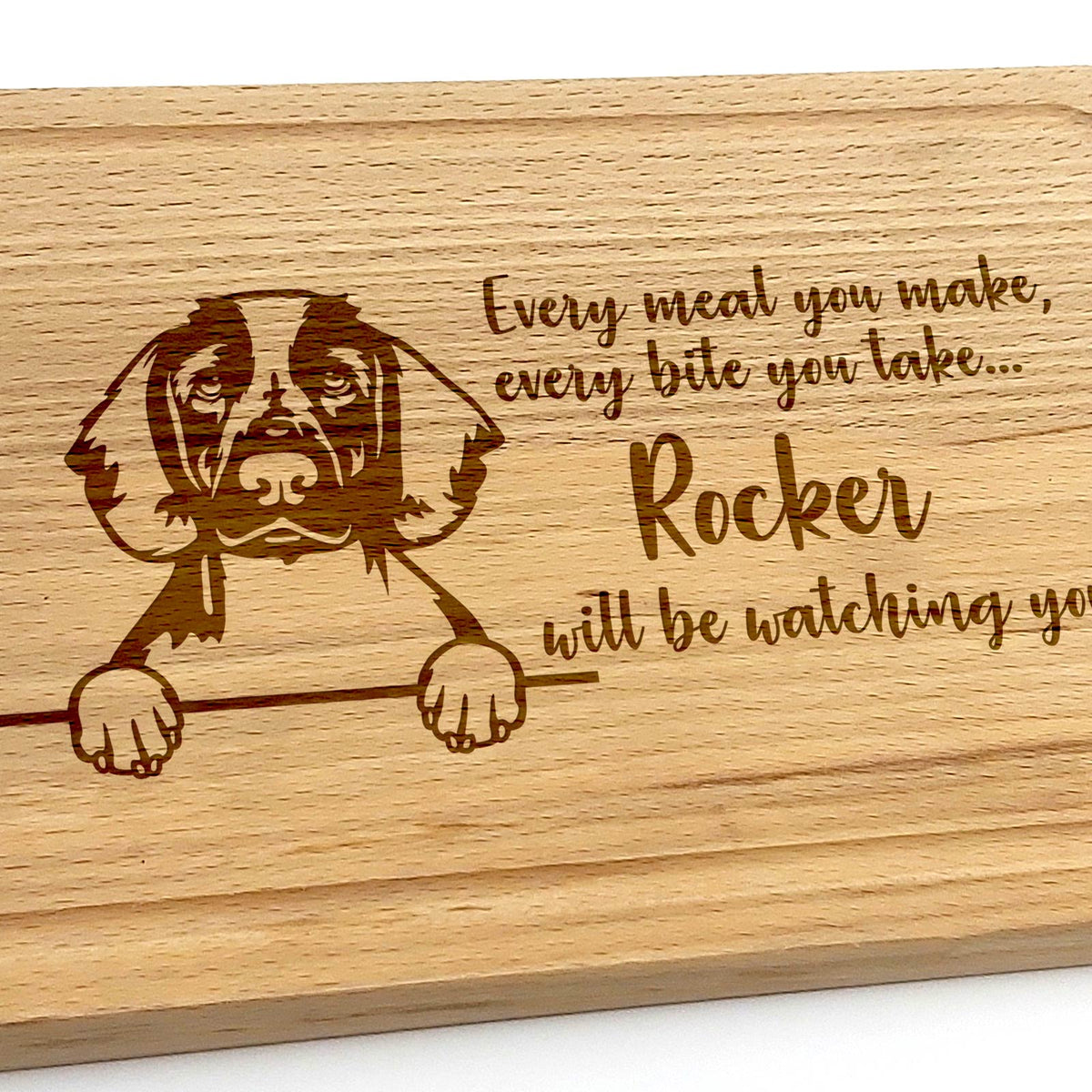 Will be Watching You - Honden - Borrelplank - Bella Mia