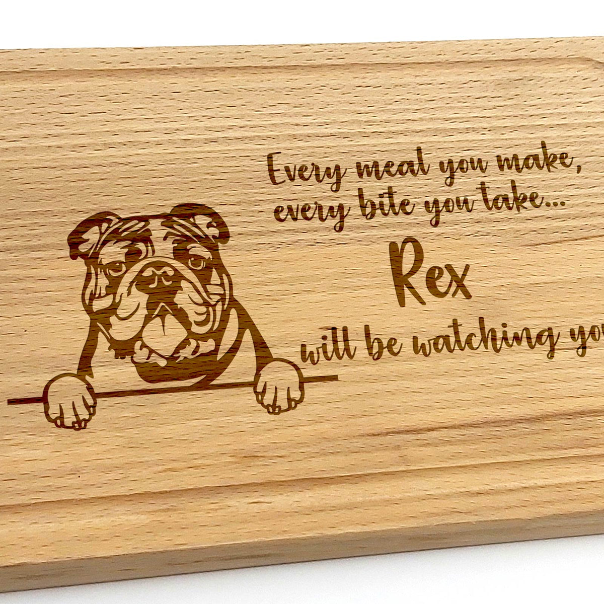 Will be Watching You - Honden - Borrelplank - Bella Mia