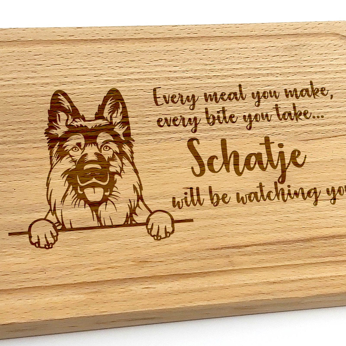 Will be Watching You - Honden - Borrelplank - Bella Mia