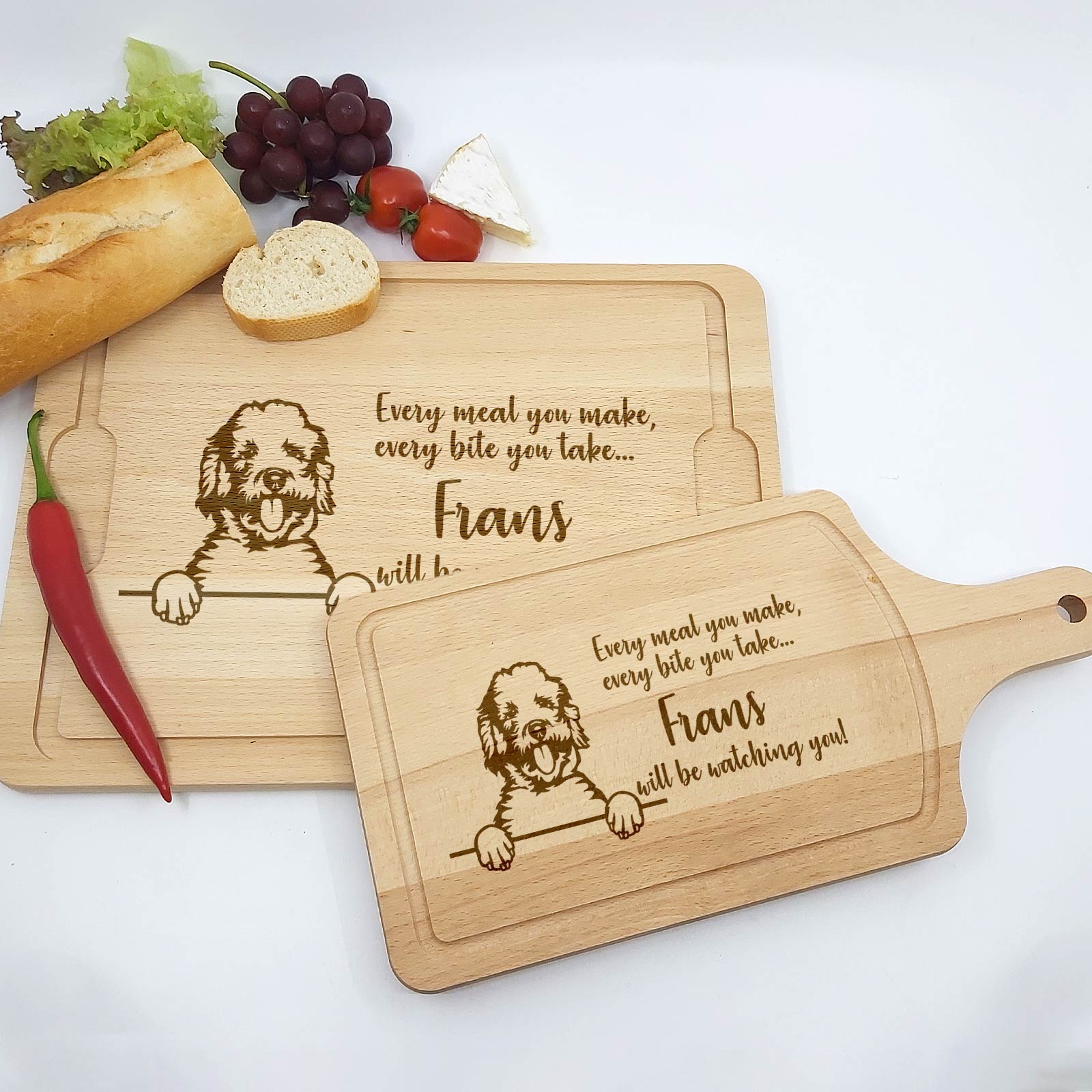 Will be Watching You - Honden - Snijplank - Bella Mia