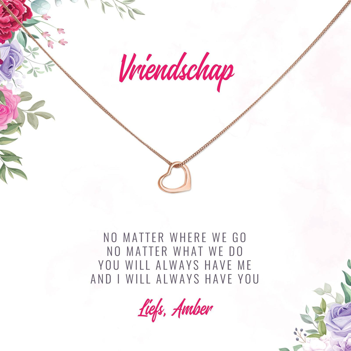 You Will Always Have Me And I Will Always Have You Ketting - Bella Mia